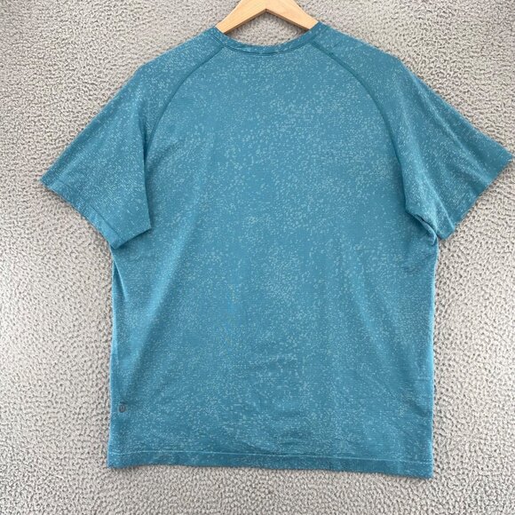 Lululemon Metal Vent Tech Short Sleeve Shirt 2.0 Distorted Noise Breeze Mens XXL - Picture 3 of 11